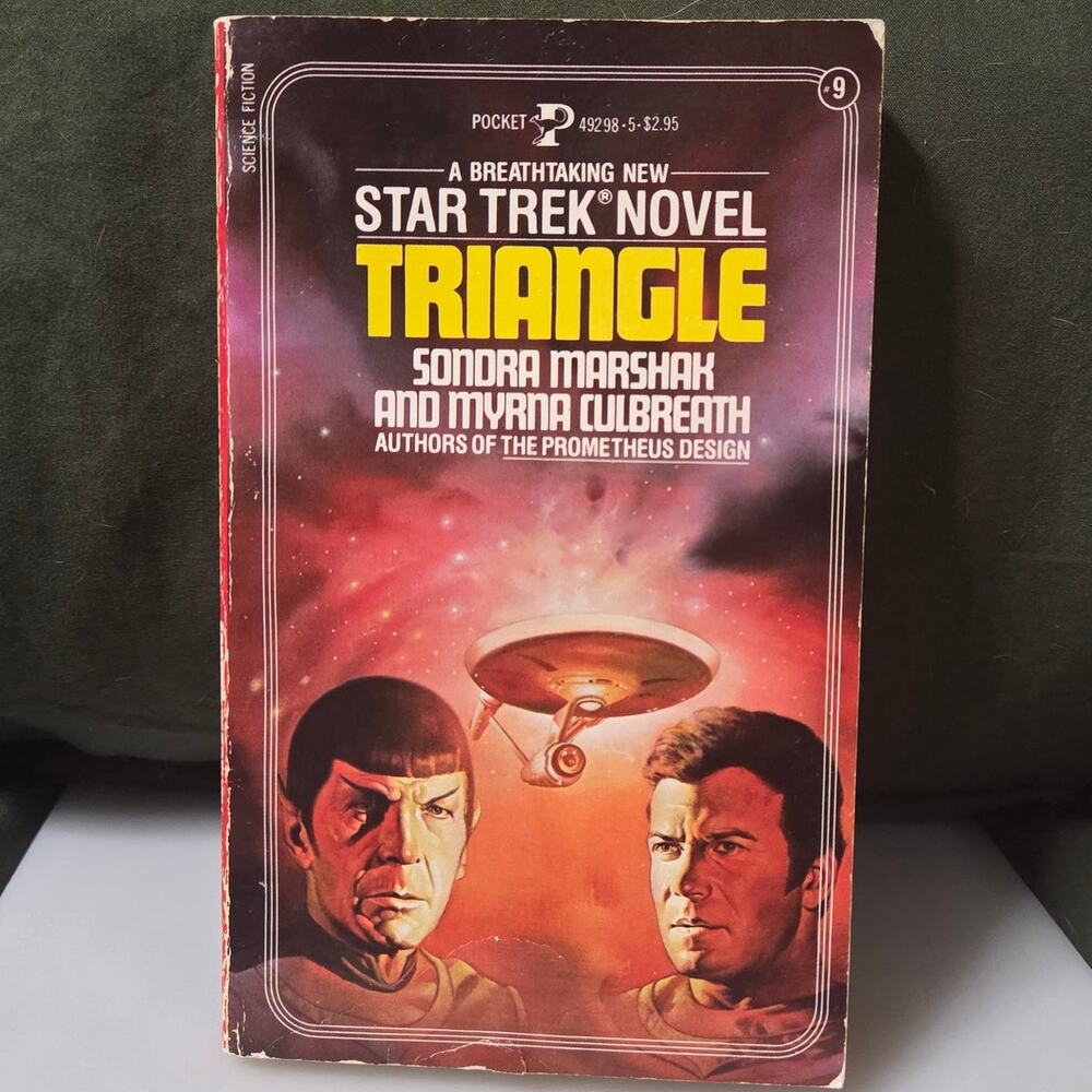 Vintage 1983 Star Trek Novel Triangle #9 Sondra Marshak Myrna Culbreath 1st Ed